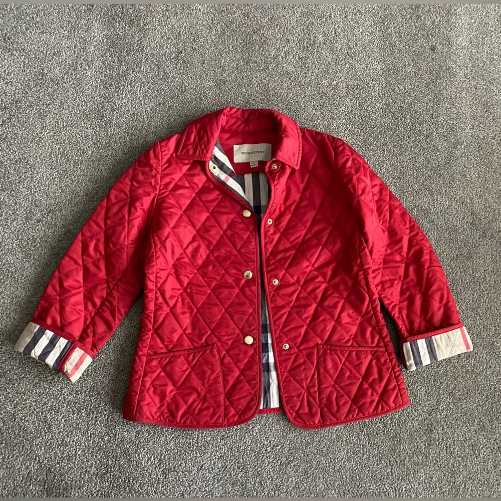 Authentic Burberry Quilted Coat